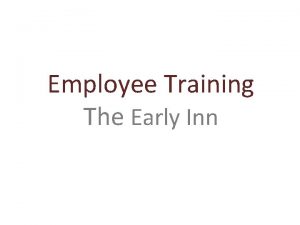 Employee Training The Early Inn What is WHMIS