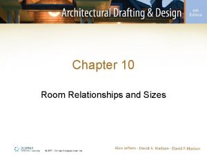 Chapter 10 Room Relationships and Sizes Introduction Architecture