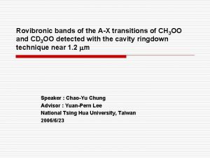 Rovibronic bands of the AX transitions of CH