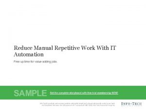 Reduce Manual Repetitive Work With IT Automation Free