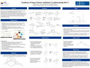 Synthesis of Super Potent Antibiotic Cystobactamide 861 2