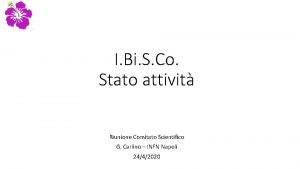 I Bi S Co Stato attivit Riunione Comitato