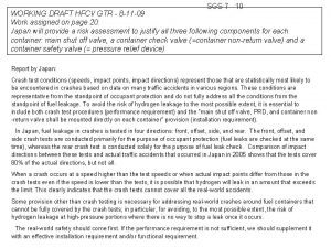 SGS 7 10 WORKING DRAFT HFCV GTR 8
