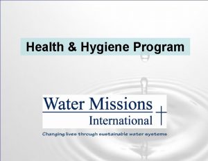 Health Hygiene Program Health Hygiene Program 80 of