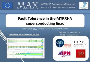 Fault Tolerance in the MYRRHA superconducting linac Frdric