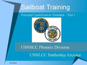 Sailboat Training Personal Qualification Standard Part 1 USNSCC