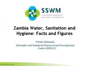 Zambia Water Sanitation and Hygiene Facts and Figures