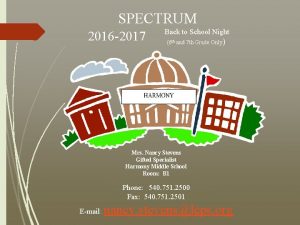 SPECTRUM 2016 2017 Back to School Night 6