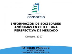 INFORMACIN DE SOCIEDADES ANNIMAS EN CHILE UNA PERSPECTIVA