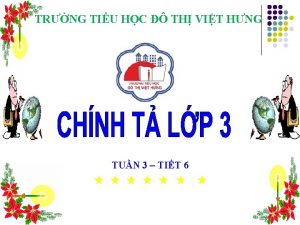 TRNG TIU HC TH VIT HNG TUN 3