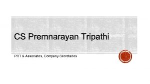 PRT Associates Company Secretaries SEC 196 APPOINTMENT OF