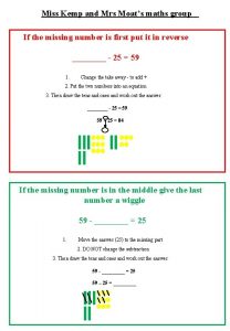 Miss Kemp and Mrs Moats maths group If