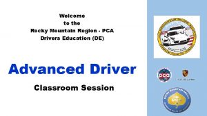 Welcome to the Rocky Mountain Region PCA Drivers
