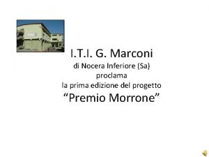 I T I G Marconi di Nocera Inferiore