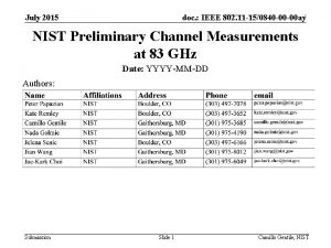 July 2015 doc IEEE doc 802 11 150840