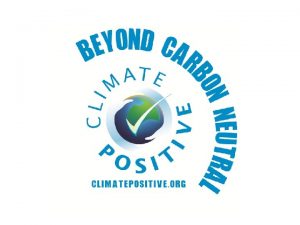 Overview About Climate Positive Carbon neutrality Carbon offset