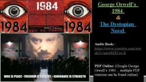 George Orwells 1984 The Dystopian Novel Audio Book