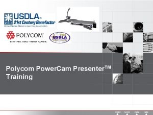 Polycom Power Cam Presenter TM Training Power Cam