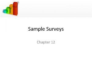 Sample Surveys Chapter 12 Objectives Population Sample survey