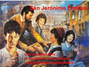 San Jernimo Emiliani Una vida para Dios al