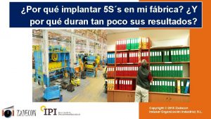 Por qu implantar 5 Ss en mi fbrica