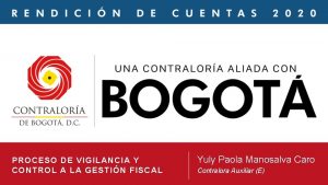 PROCESO DE VIGILANCIA Y CONTROL A LA GESTIN