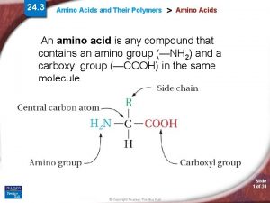 24 3 Amino Acids and Their Polymers Amino