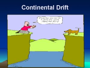 Continental Drift Continental Drift Theory Proposed by Alfred