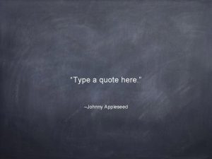 Type a quote here Johnny Appleseed Inside Out