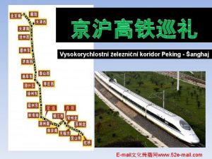 Vysokorychlostn eleznin koridor Peking anghaj Emailwww 52 email