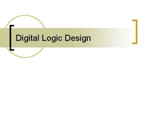 Digital Logic Design Truth Table Logic Circuit 1