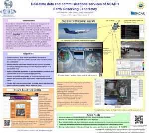 Realtime data and communications services of NCARs Earth