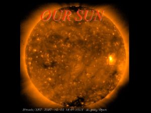 OUR SUN OUR SUN 4 01 Solar Nebula