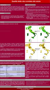 Qualit della vita correlata alla salute Introduzione Dati
