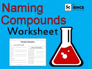 Naming Compounds Worksheet Name Date Naming Compounds Part