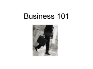 Business 101 We are changing the way fitness