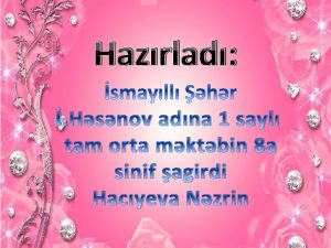 Hazrlad Hsnov adna 1 sayl tam orta mktbin