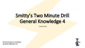 Smittys Two Minute Drill General Knowledge 4 Ted