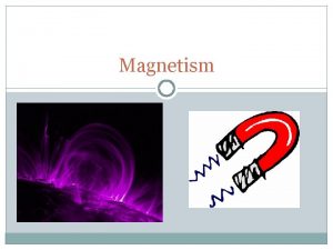 Magnetism Types of Magnets Permanent Magnets magnetic once