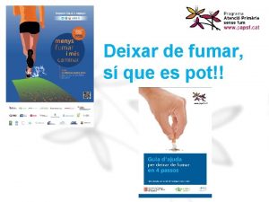 Deixar de fumar s que es pot Per