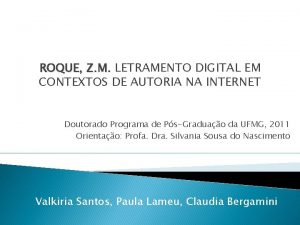 ROQUE Z M LETRAMENTO DIGITAL EM CONTEXTOS DE