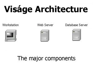 Visge Architecture Workstation Web Server Database Server The