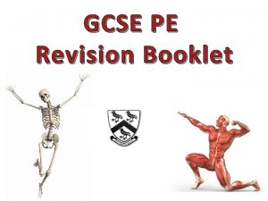 GCSE PE Revision Booklet Making the most of