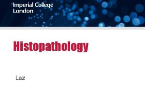 Histopathology Laz Overview Very Important Quite Important Worth