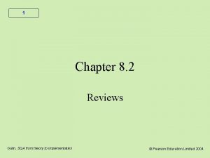 1 Chapter 8 2 Reviews Galin SQA from