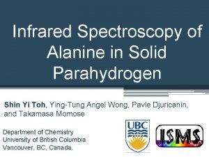 Infrared Spectroscopy of Alanine in Solid Parahydrogen Shin