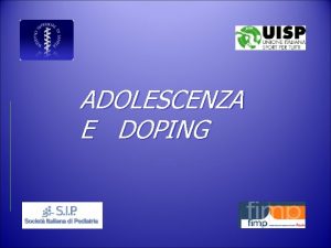 ADOLESCENZA E DOPING Etimologia del Doping Alcuni studiosi