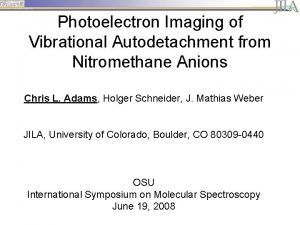 Photoelectron Imaging of Vibrational Autodetachment from Nitromethane Anions