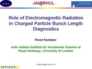 JAIRHUL Role of Electromagnetic Radiation in Charged Particle