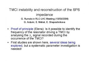 TMCI instability and reconstruction of the SPS impedance